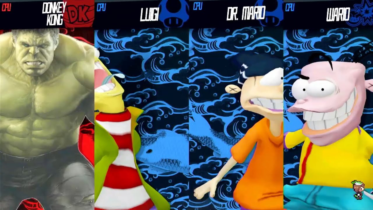 The Incredible Hulk Vs Ed Edd n Eddy - Requested Smash Bros Battle