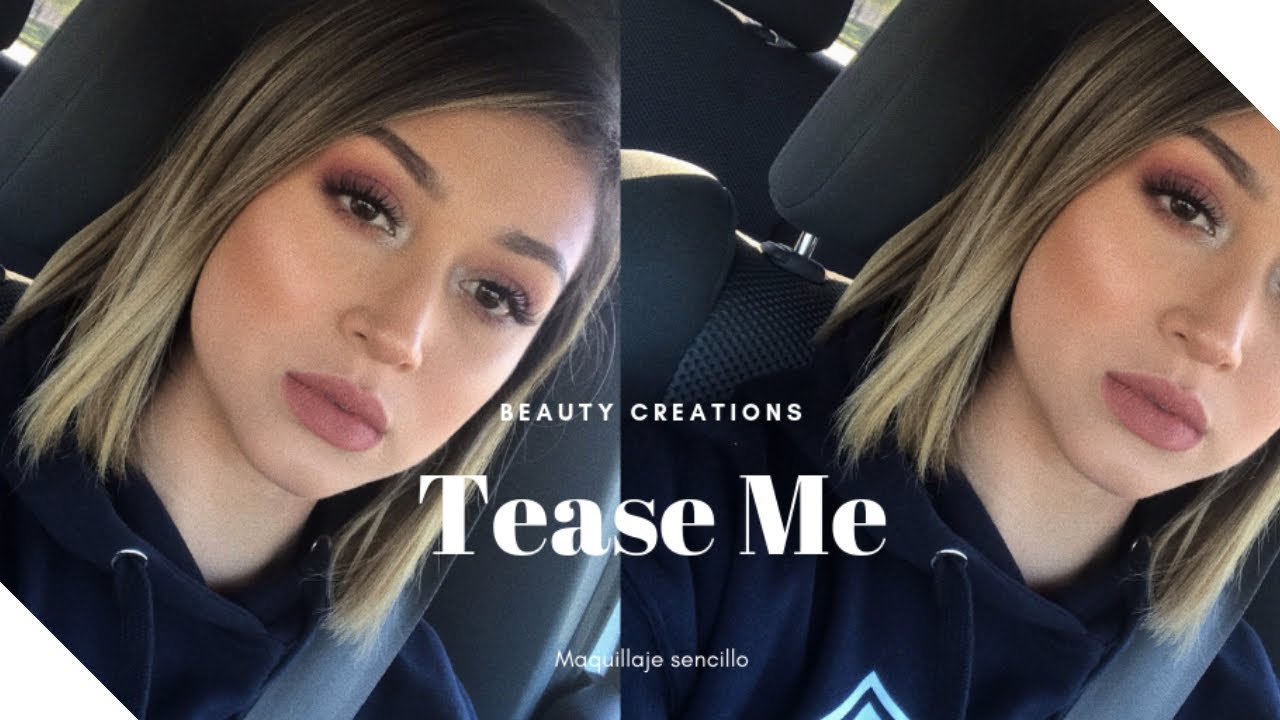 Tutorial facil y rapido con la paleta Tease Me de Beauty Creations