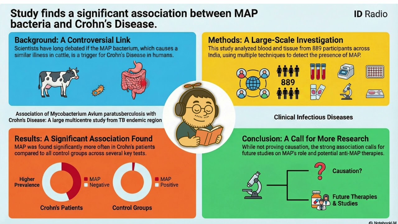 Increased association of MAP with Crohn's Disease found  CID