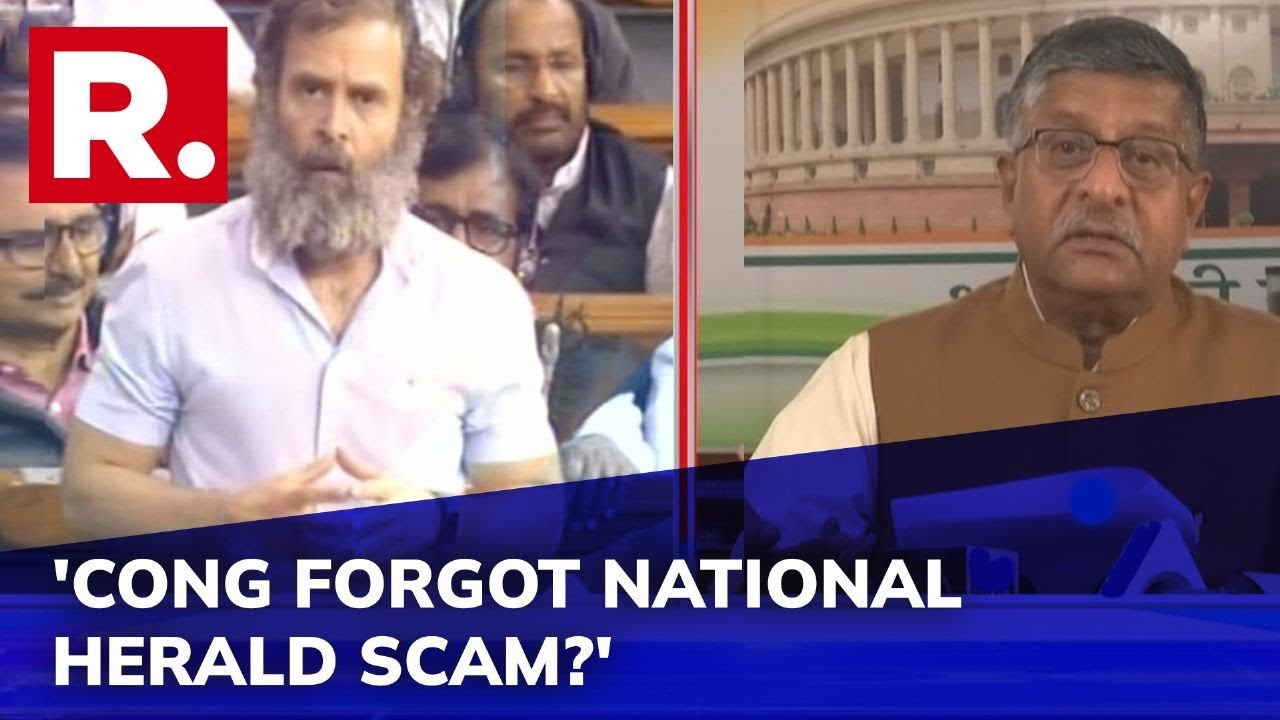 Congress Forgets National Herald Scam: BJP Hits Back After Rahul Rant