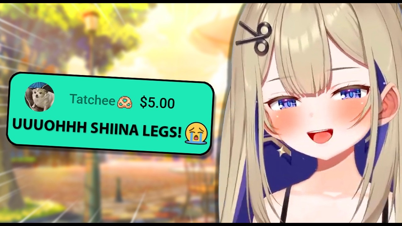 Shiina Got Tipsy and Accidentally Showed Her Legs on Stream
