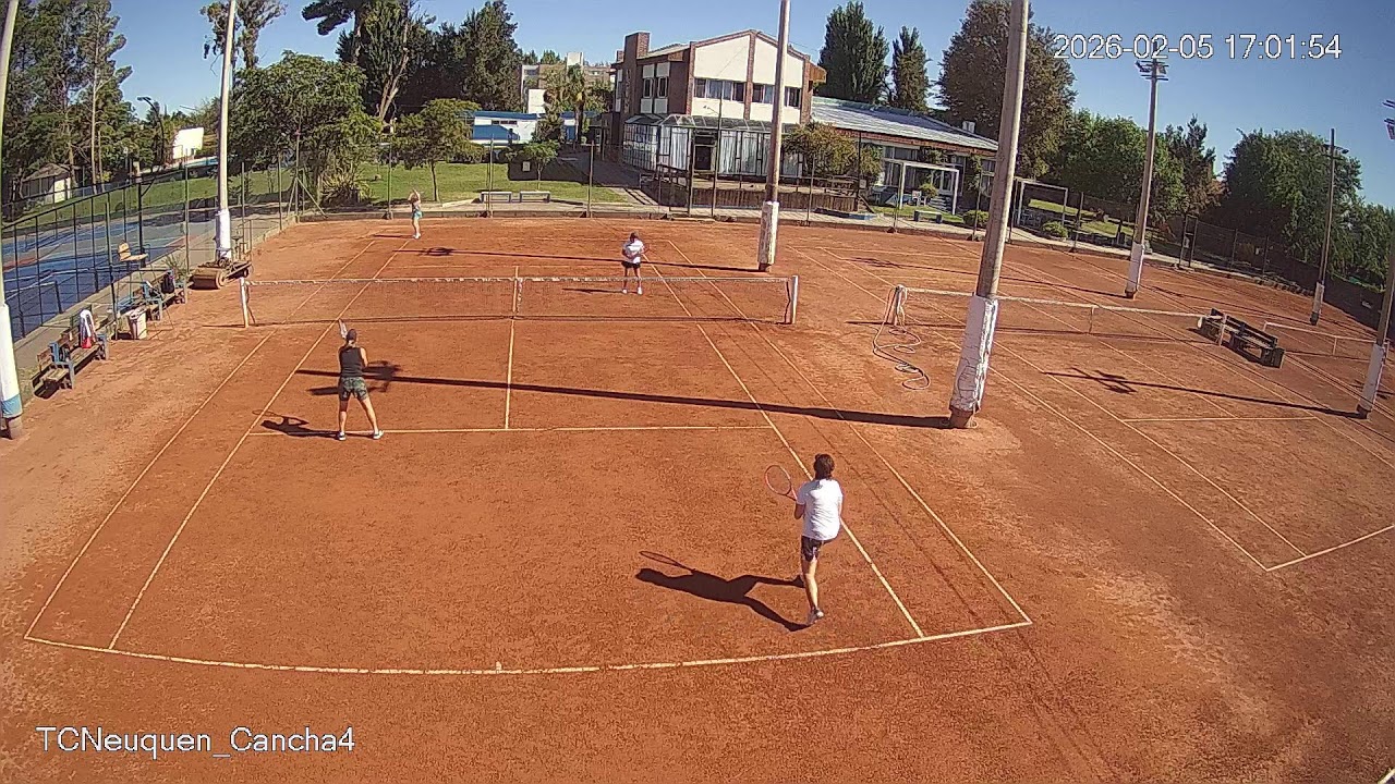Cancha 4 Tenis club Neuquén Club 05/02/26 inicia 12:00
