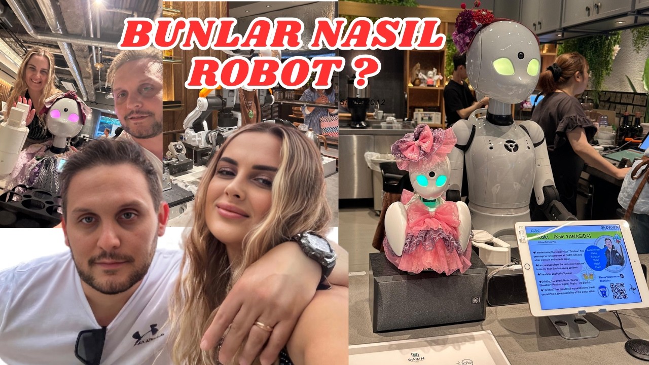 ROBOTLAR KAHVENİZİ GETİRİP SİZİNLE SOHBET EDEBİLİR Mİ ?  ! Japonya’da robot cafe deneyimi