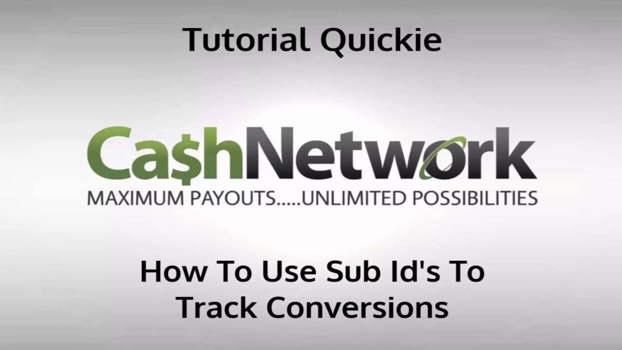Cash Network Tutorial - Training On How To Use Sub Ids