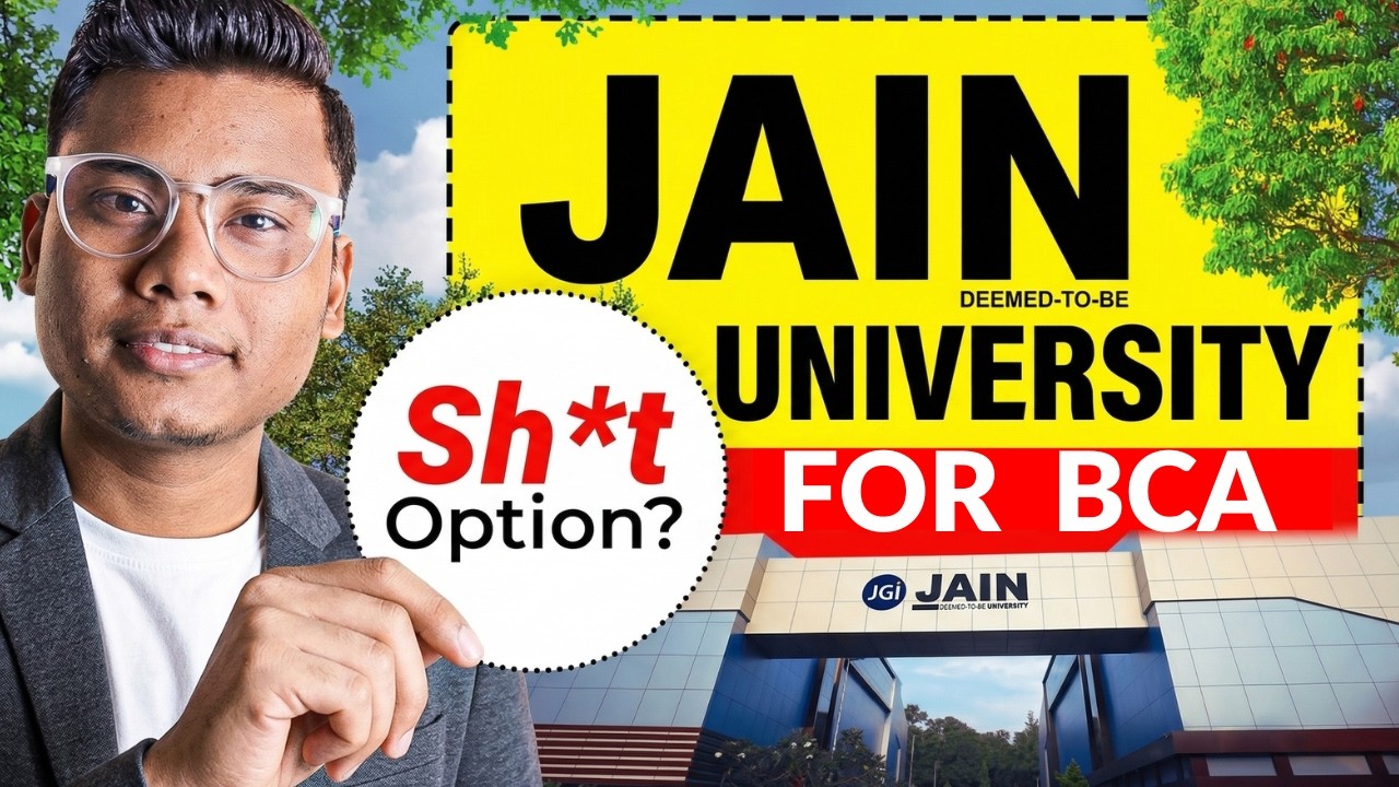 BCA at Jain University 2026 🤔 Full Review | Fees, Placements, Campus Life Exposed!