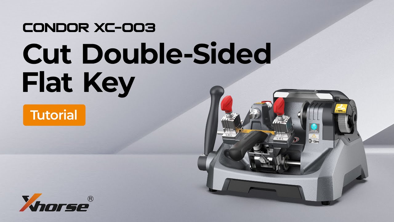 CONDOR XC-003 Double-Sided Flat Key Cutting | Xhorse