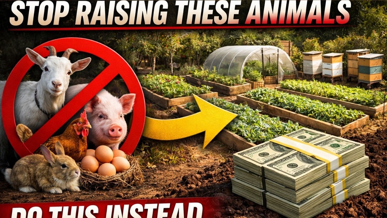 Stop Raising These Common Farm Animals on 1/2 Acre — Do This Instead to Double Your Profit