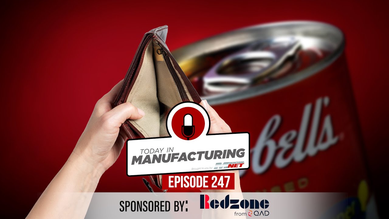 Campbell's Cans Exec; Solar Motorcycle; Illegal Baby Formula | Today in Manufacturing Ep. 247