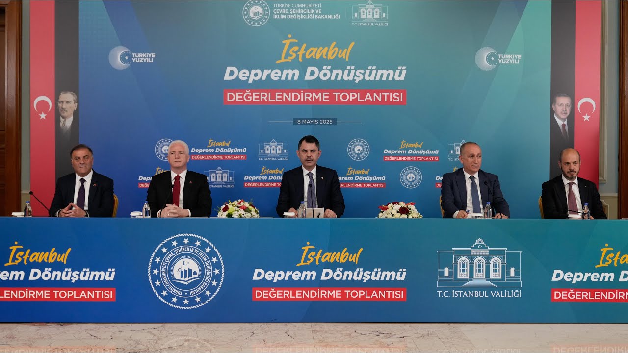 İstanbul Deprem Dönüşümü Değerlendirme Toplantısı