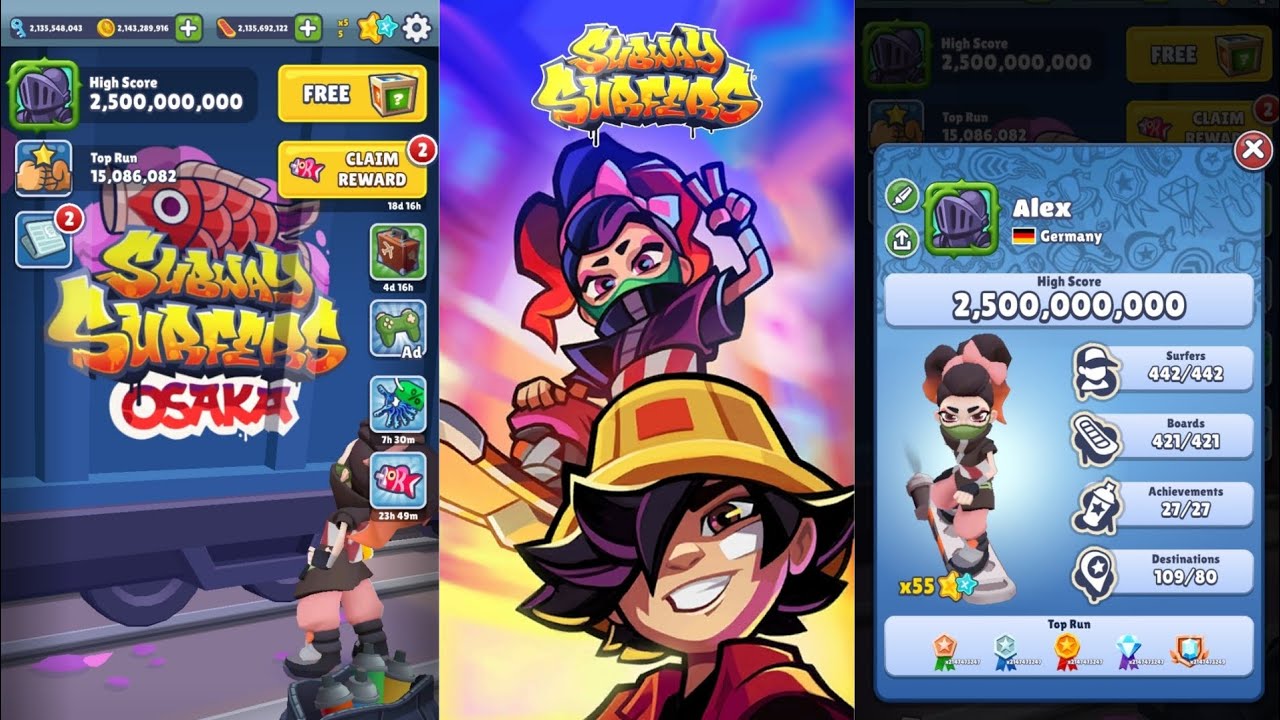 Subway Surfers | Osaka 2025 | Everything unlocked