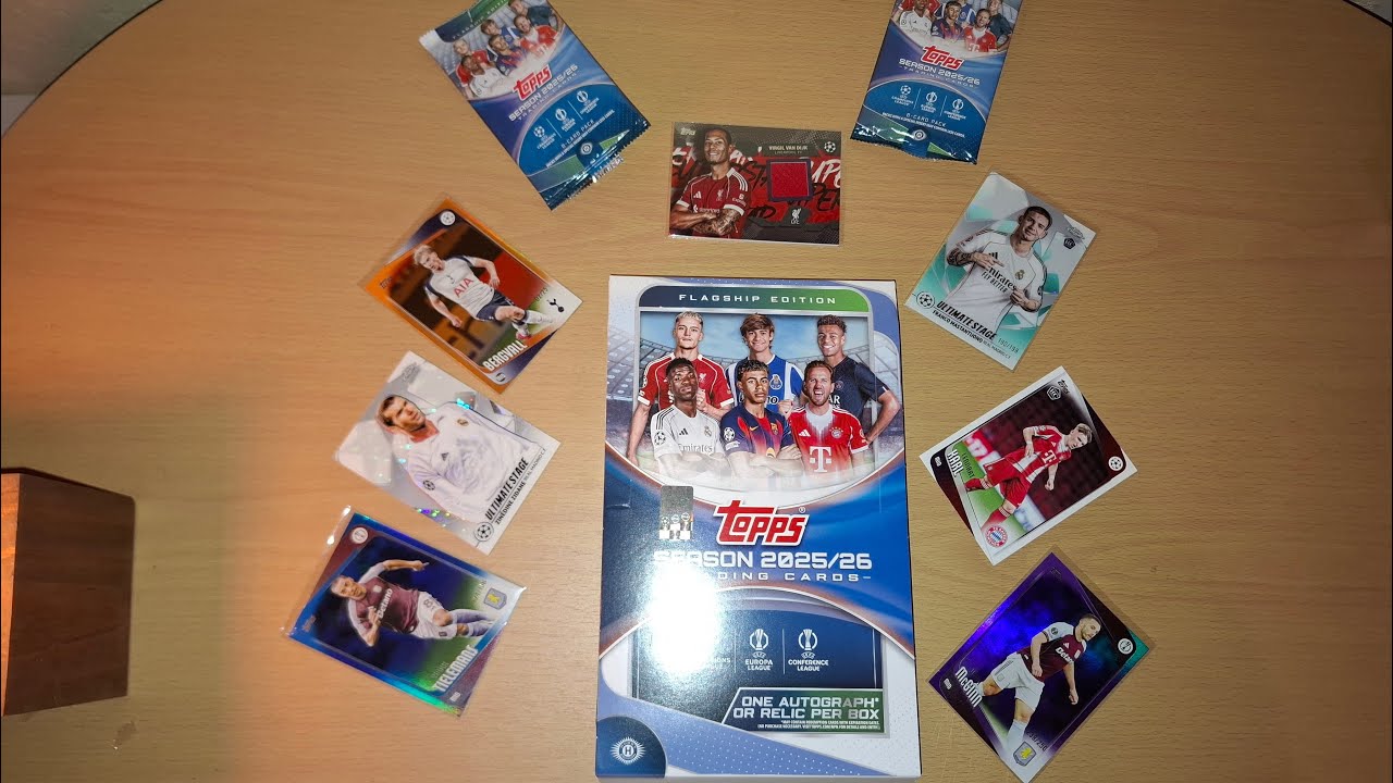 TRIKOT-RELIC-KARTE EINER LEGENDE GEZOGEN; TOPPS UEFA CLUB COMPETITONS 2025/2026