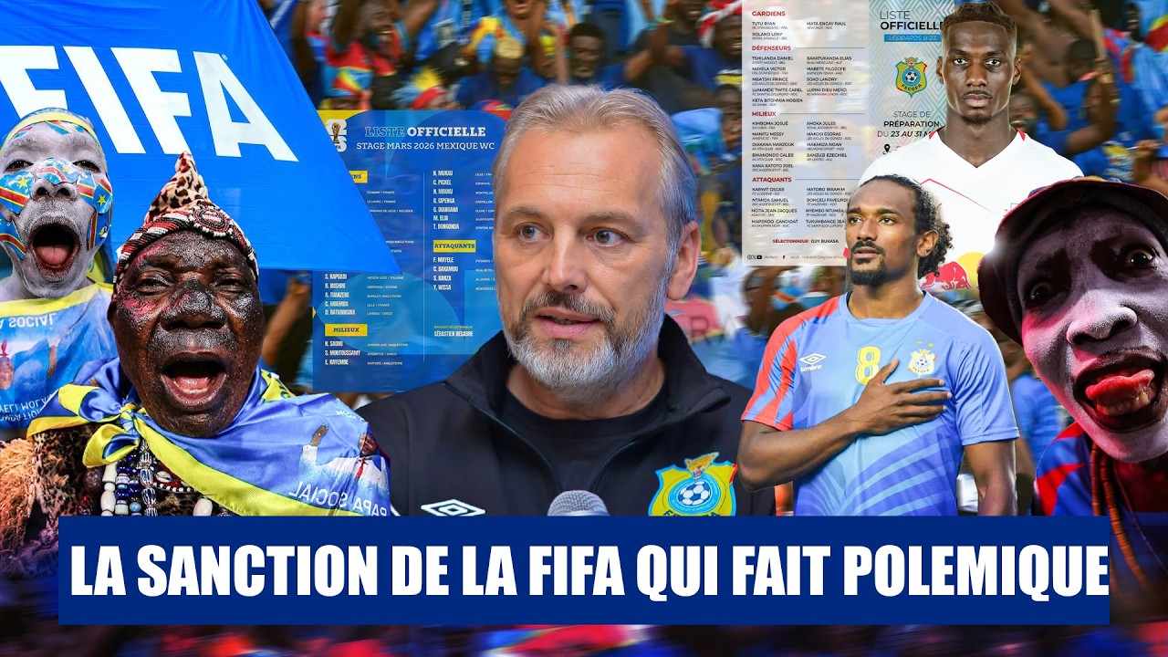 RDC SANCTIONNÉE PAR LA FIFA ! 😱 Qualification en DANGER ? Banzuzi crée la SURPRISE !