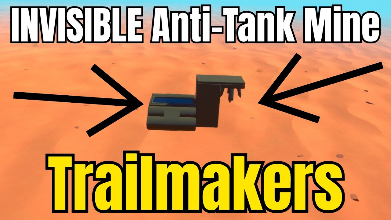 Как создать невидимую противотанковую мину в Trailmakers | Учебное пособие