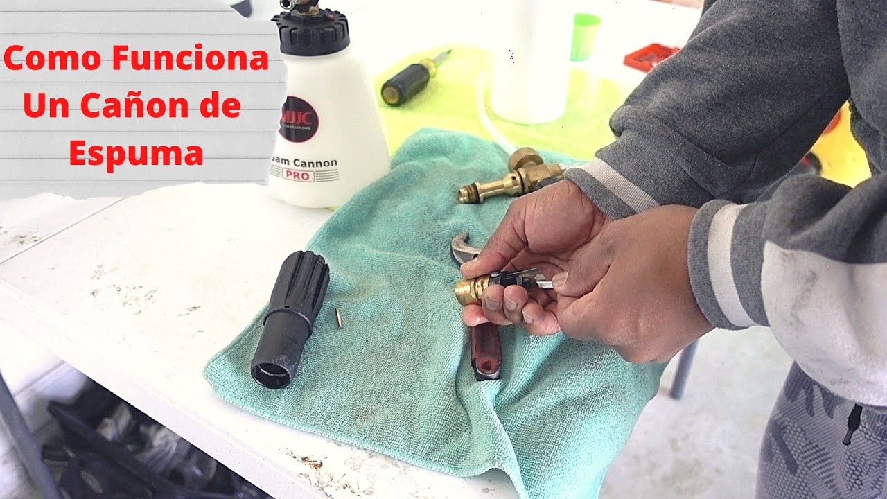 Guia Basica de Como Funciona El Cañon de Espuma