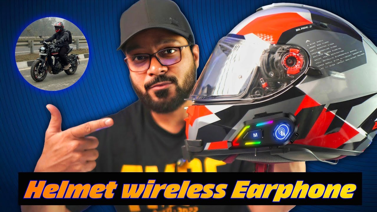 EDYELL Helmet Wireless Earphone Review || Under 1500 worth?