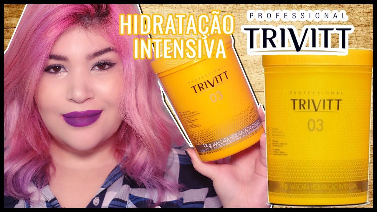 ⭐ MÁSCARA DE HIDRATAÇÃO INTENSIVA 03 OU SERIA RECONSTRUÇÃO? TRIVITT - ITALLIAN HAIRTECH [Low Poo] ⭐