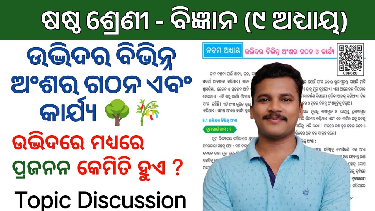 ଉଦ୍ଭିଦର ବିଭିନ୍ନ ଅଂଶର ଗଠନ ଏବଂ କାର୍ଯ୍ୟ | Easy Explanation in Odia | Class 6 Science BSE Odisha