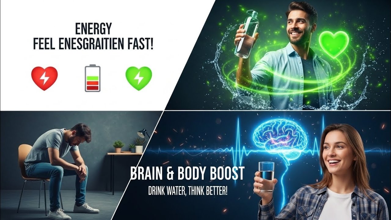 “Drink More Water to Boost Energy, Brain Power, and Health Naturally”