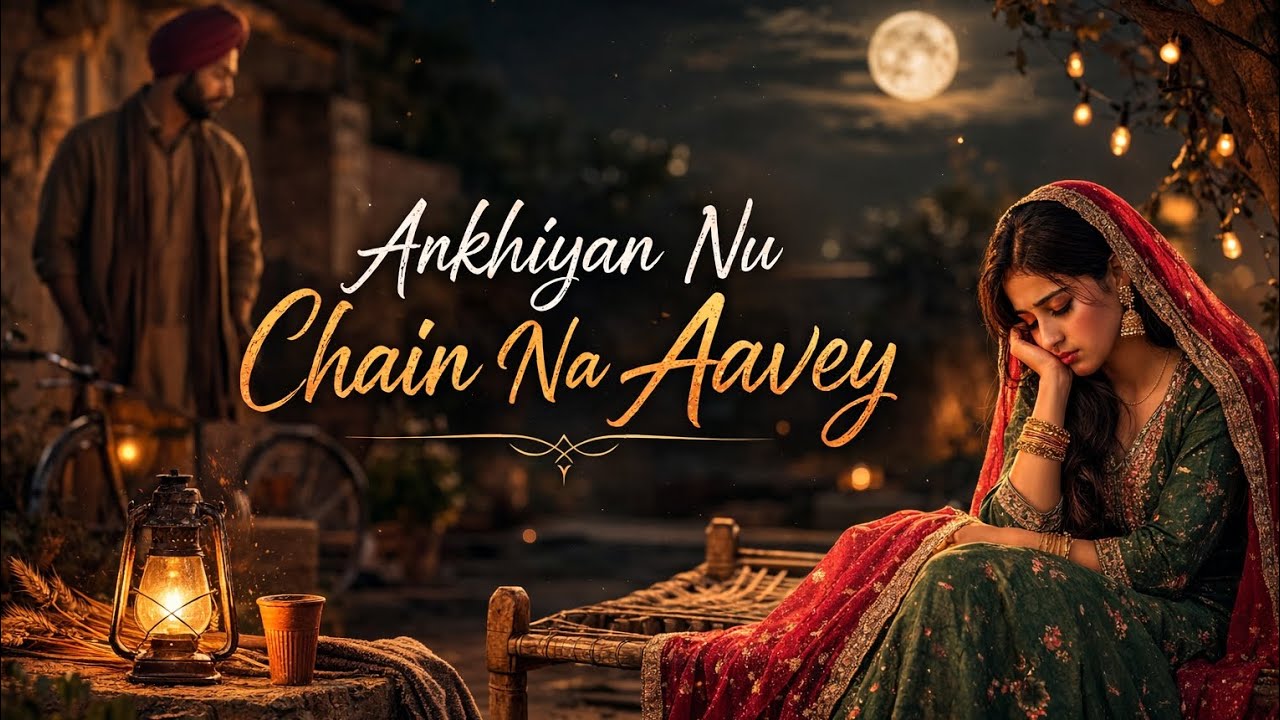Ankhiyan Nu Chain Na Aavey | Punjabi Sad Romantic Song | Punjabi Diary | official audio song 