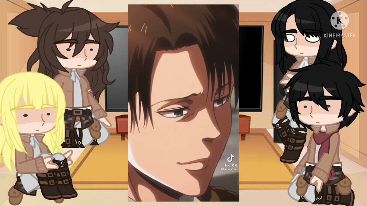 ( Aot genderbend react to there original au ) - a little bit of eremika - ヽ(=^･ω･^=)丿