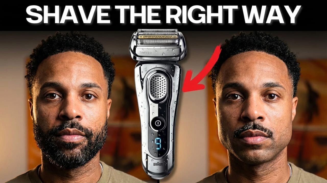 How Military Black Men Avoid Razor Bumps..Braun Series 9