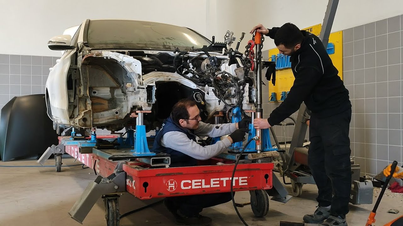 Mercedes Benz C Class (205) W205 Döküm Alüminyum Amortisör Kulesi ve Şasi Kolu Değişimi