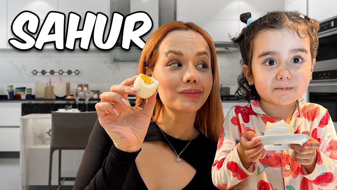 ÇOK İSTENEN SAHUR VLOG | Gamze & Öykü İle Sahura Doğru! @OykuKarta