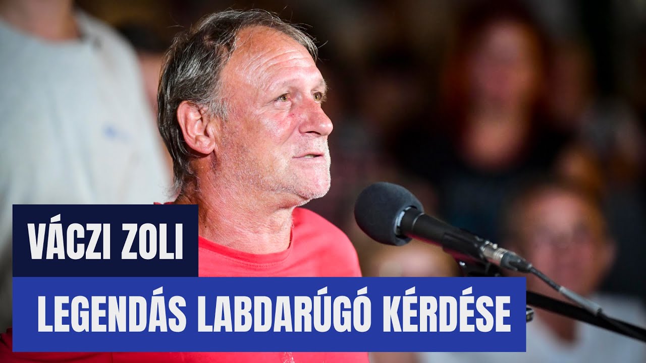 V&aacute;czi Zoli, a Fradi, a B&eacute;k&eacute;scsaba &eacute;s a Vasas legend&aacute;s labdar&uacute;g&oacute;j&aacute;nak k&eacute;rd&eacute;se Vecs&eacute;sen