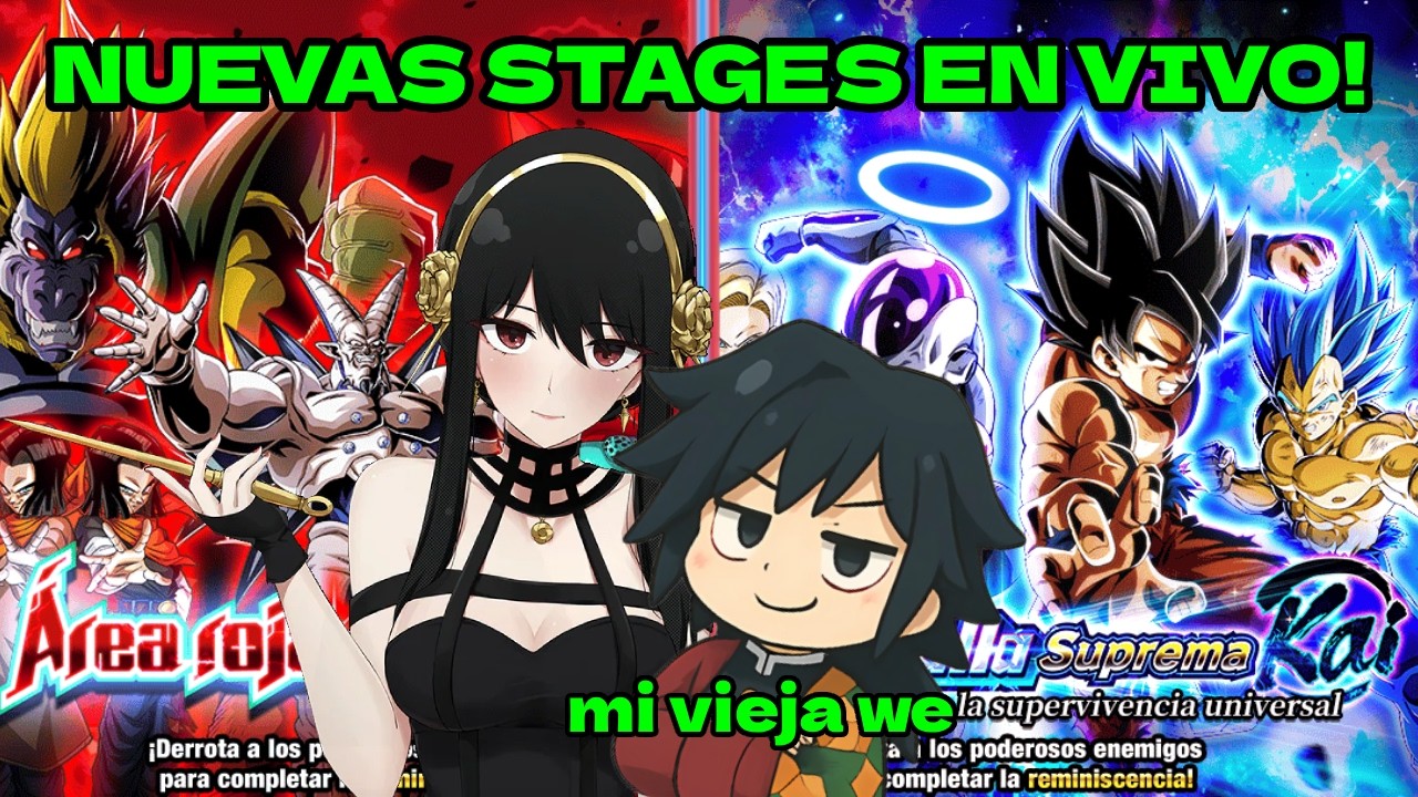 LAS REDZONES Y BLUEZONES: KAI YA ESTAN AQUI! YOR Y YO CONTRA LAS NUEVAS PELEAS EN DOKKAN! LIVE!