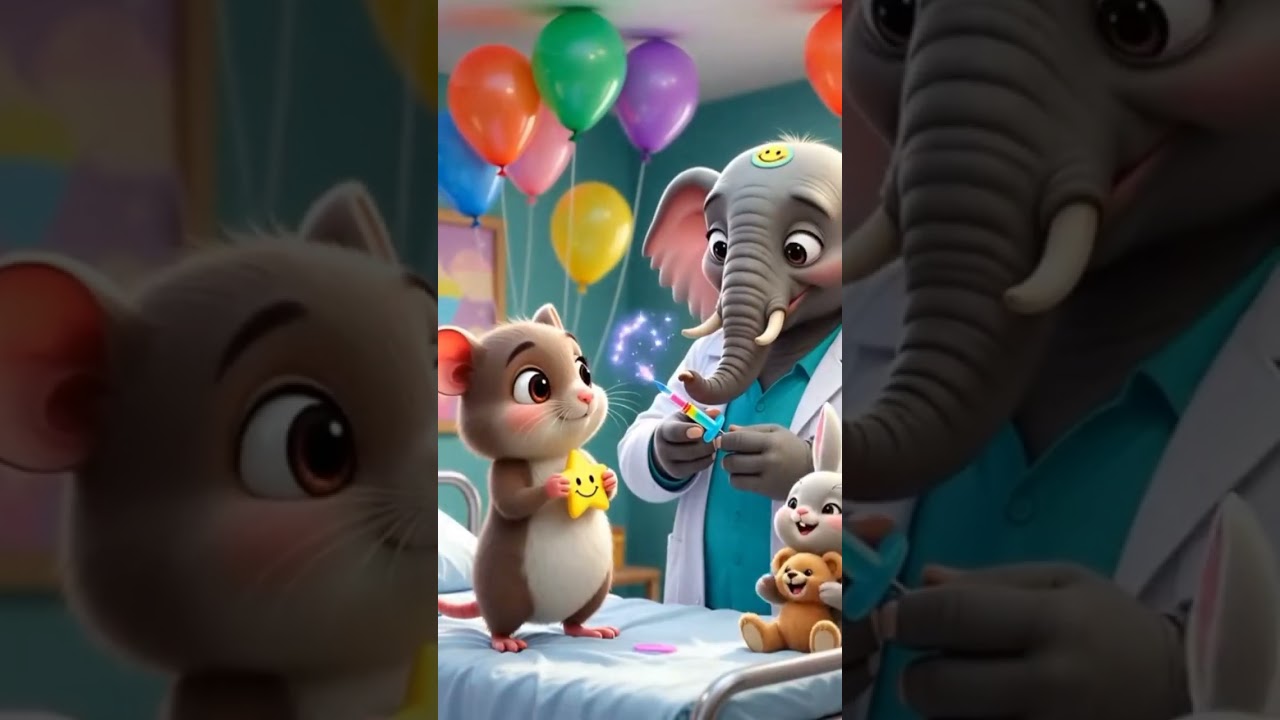 Cute Mouse at Hospital 🏥 | Kids Doctor Cartoon | Funny & Caring Story for Children