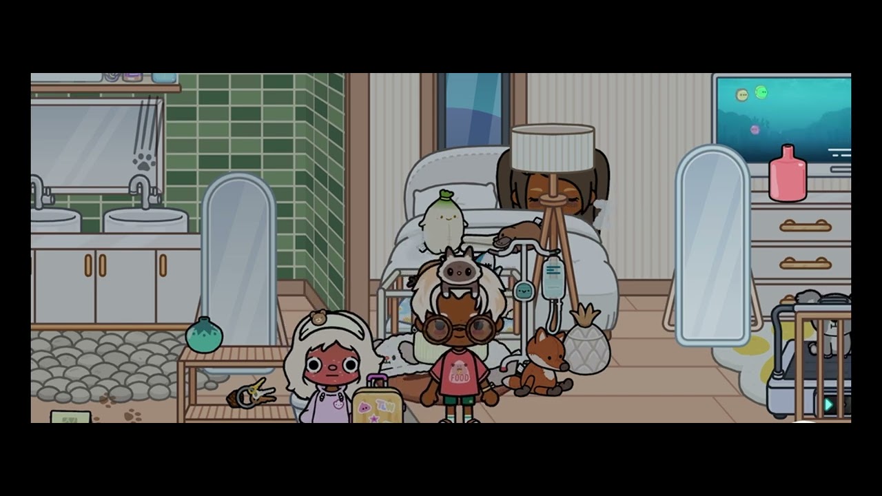 Going to cheer camp 🏕️📣🫶🏻😜||🎙️vocied👹||Collab with mochi and Pearl 🫶🏻🌷my part 🍶🍵]Toca boca rp 🌷🌟🌈🐰🪸