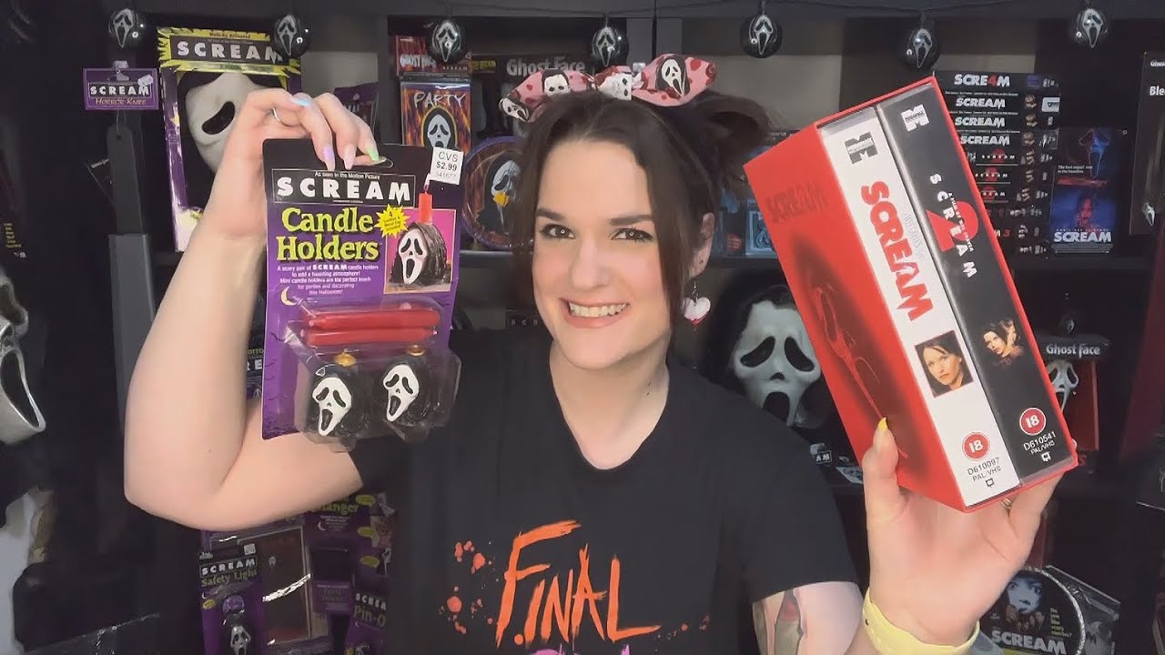 Scream Collection Series: UK VHS box set, candle holders, & more!