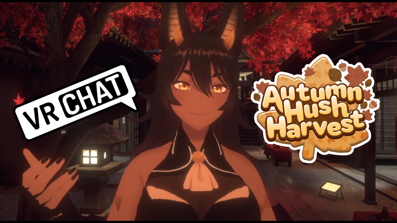 【VRChat ASMR】Снятие стресса и нежные разговоры в японском храме【ASMR-эстафета «Осенняя тишина: ур...