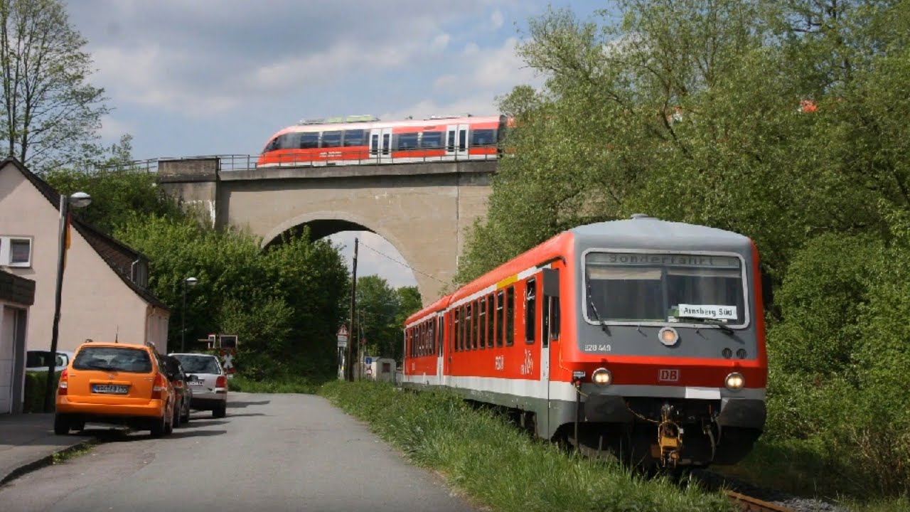 [Video] Sonderfahrt im VT 628 von Neheim-Hüsten nach Arnsberg Süd | 2017
