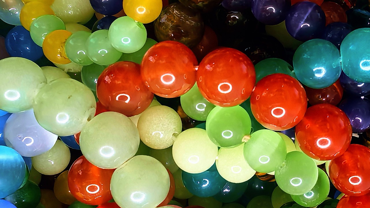 Beautiful Beads Show 🌈 Perfect Colors That Relax Your Mind | Colorful Beads Collection ✨ So Satisfy