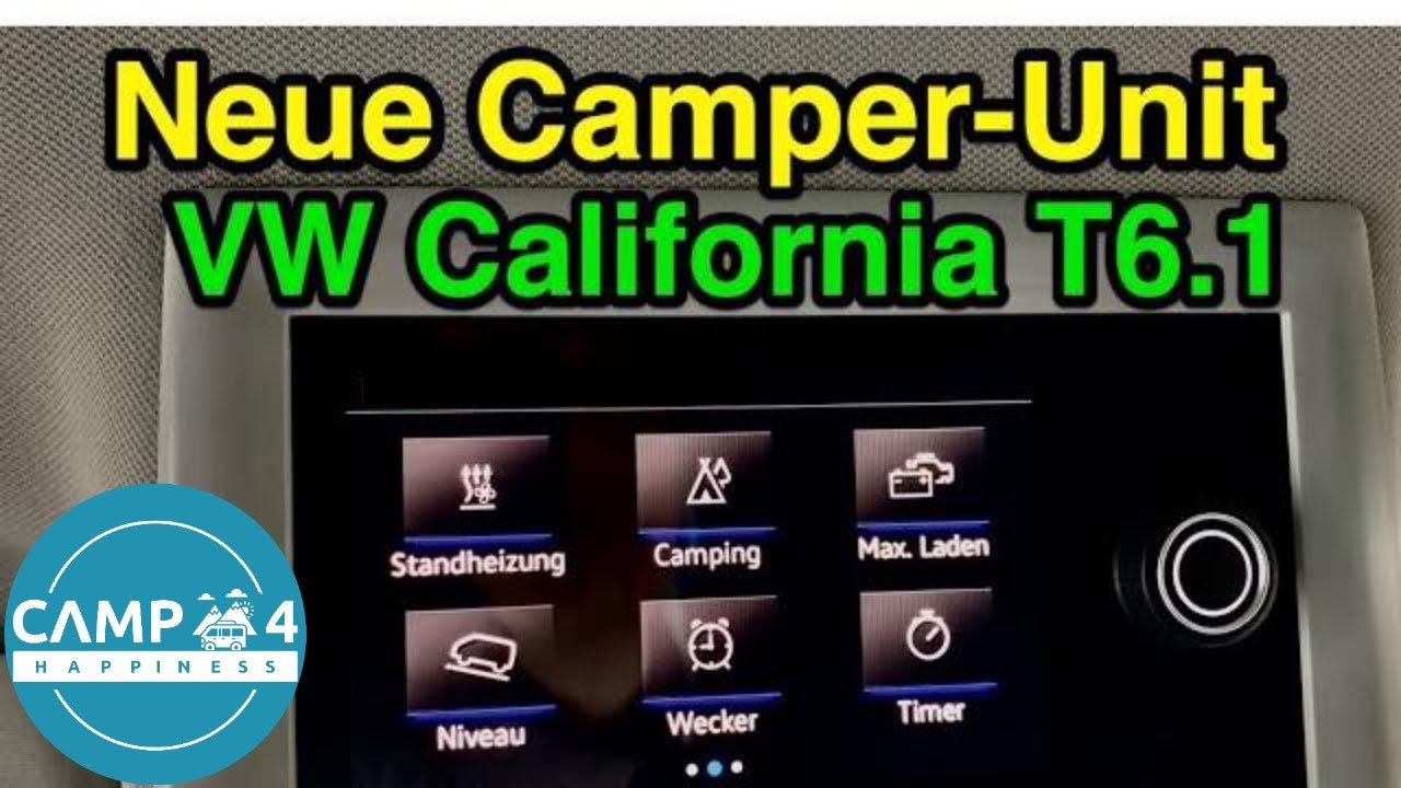 Vorstellung neue Camper-Unit: VW T6.1 California Beach