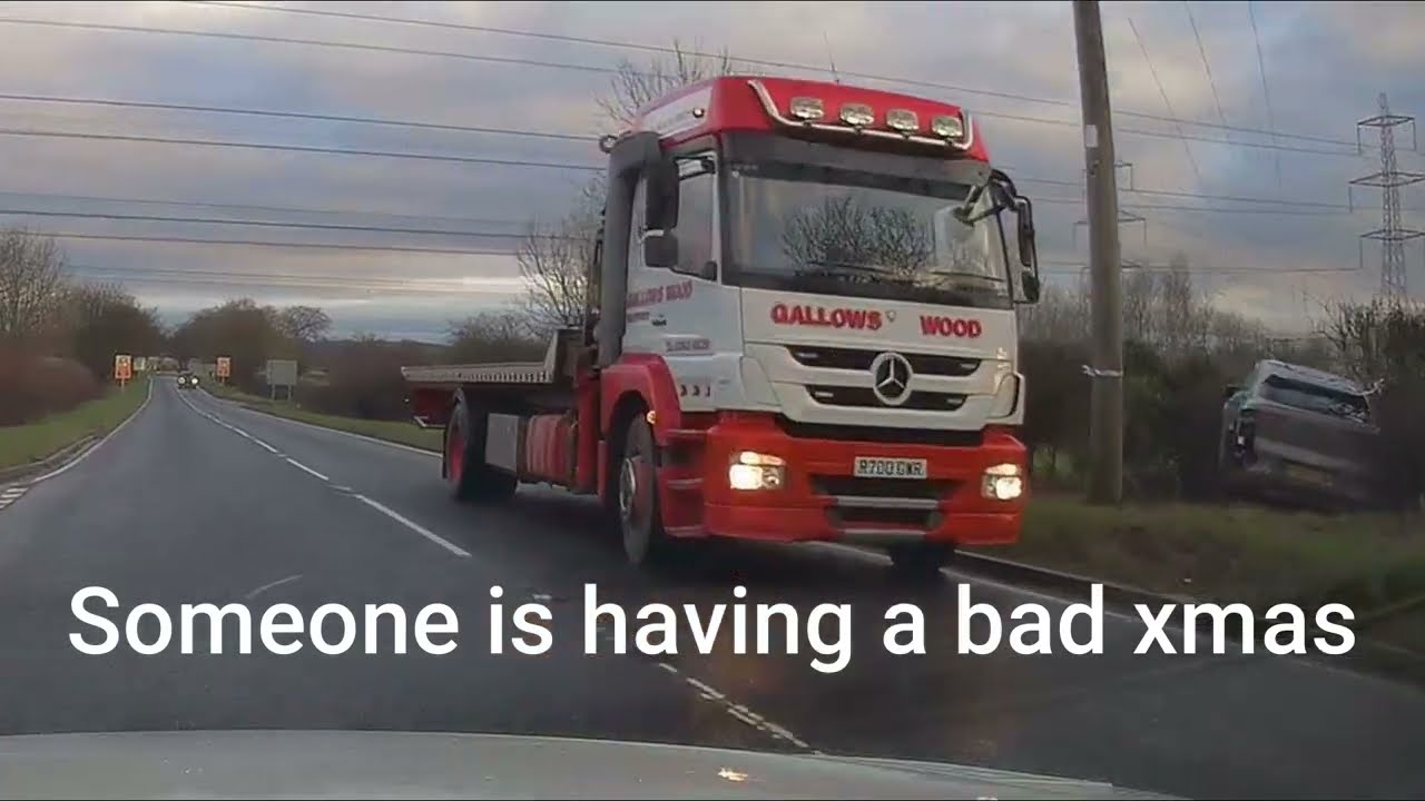 Caught on dashcam - Lincolnshire