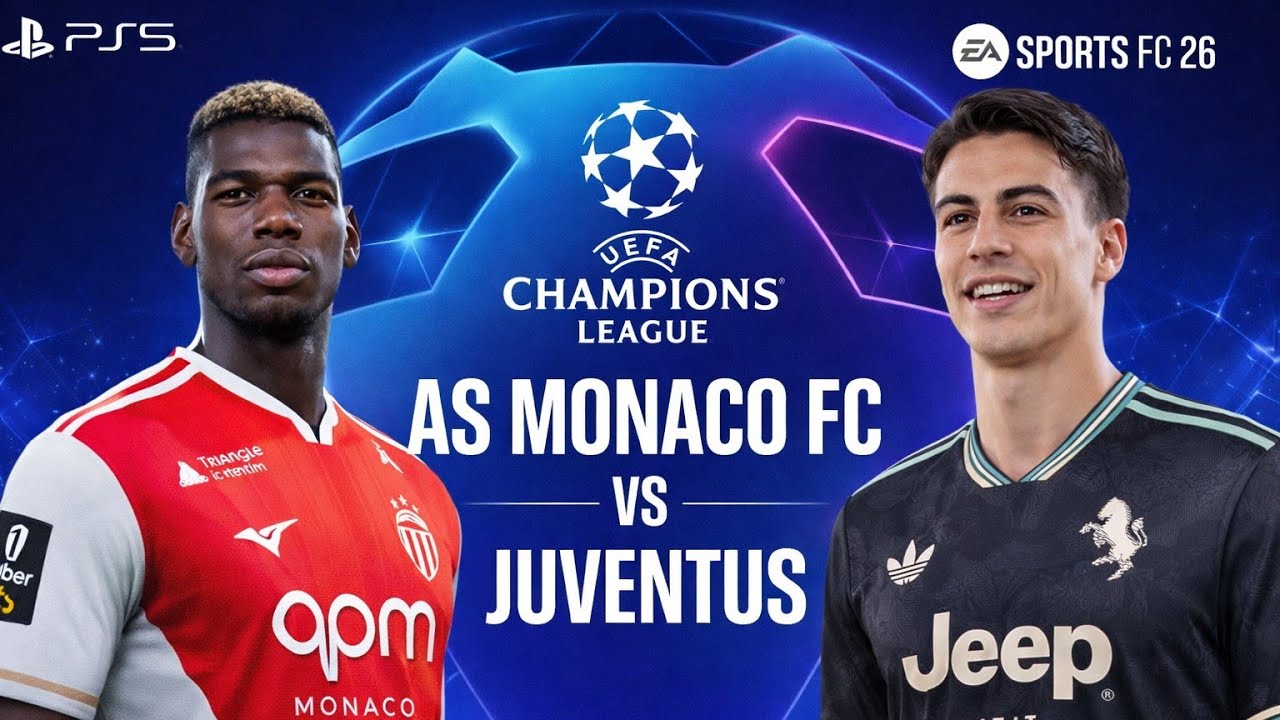 FC 26 – AS Monaco vs Juventus | Champions League 2025/26 (PS5)