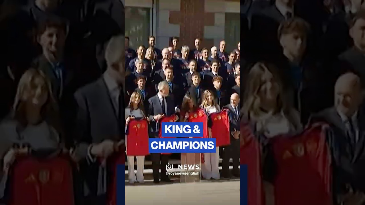King Felipe VI receives Spain's World Cup winners at Zarzuela Palace