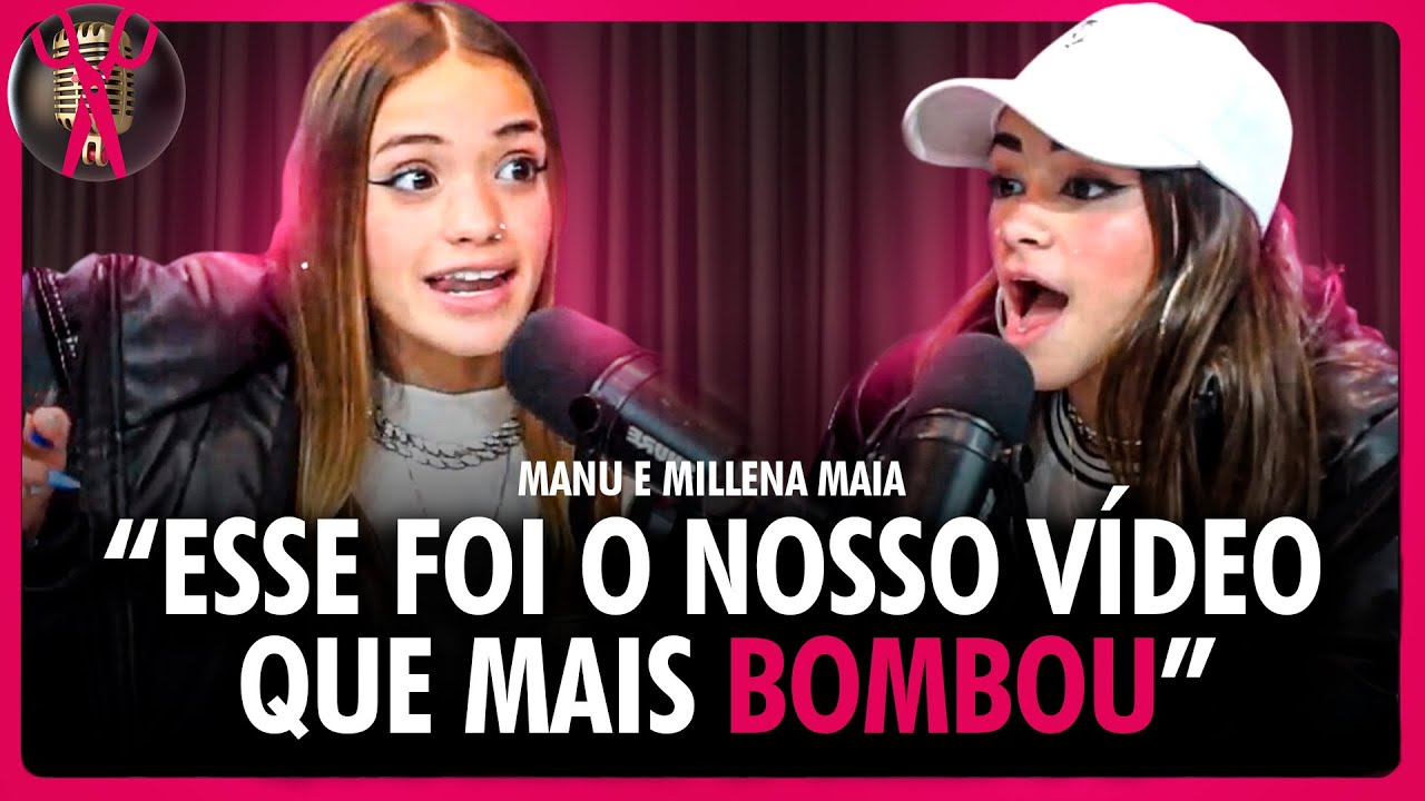 MANU E MILENNA MAIA contam como começaram a carreira de YOUTUBER