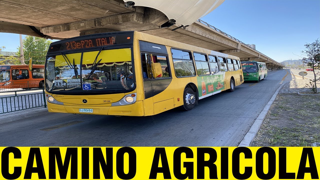Movimiento de Buses en Metro Camino Agricola