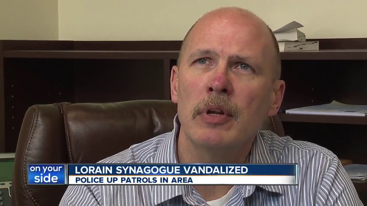 Lorain Synagogue vandalized with swastika