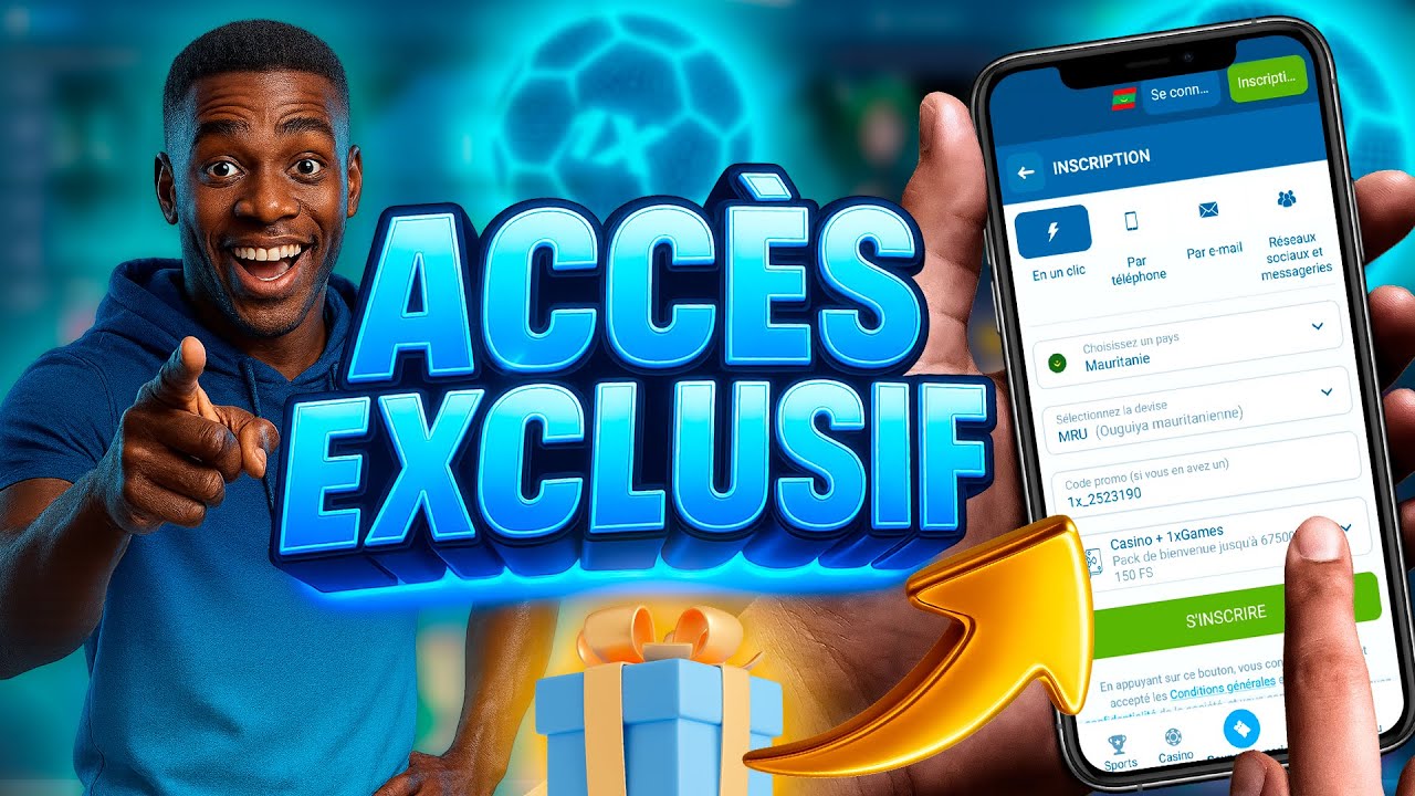 Code Promo 1xbet – Nouveau bonus exclusif en Afrique (Côte d’Ivoire, Cameroun, Sénégal, Maroc)