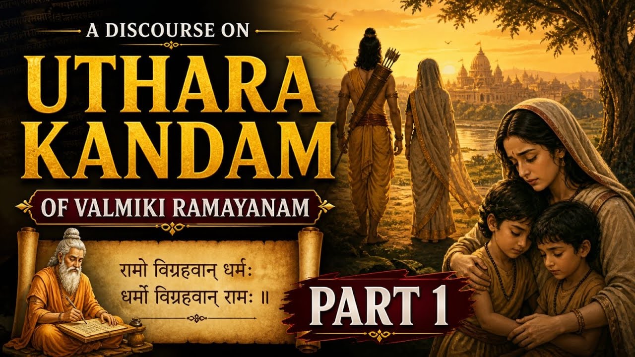 Uthara Kandam 1/2 (Valmiki Ramayanam) | Nanganallur | Dr Venkatesh Upanyasam 