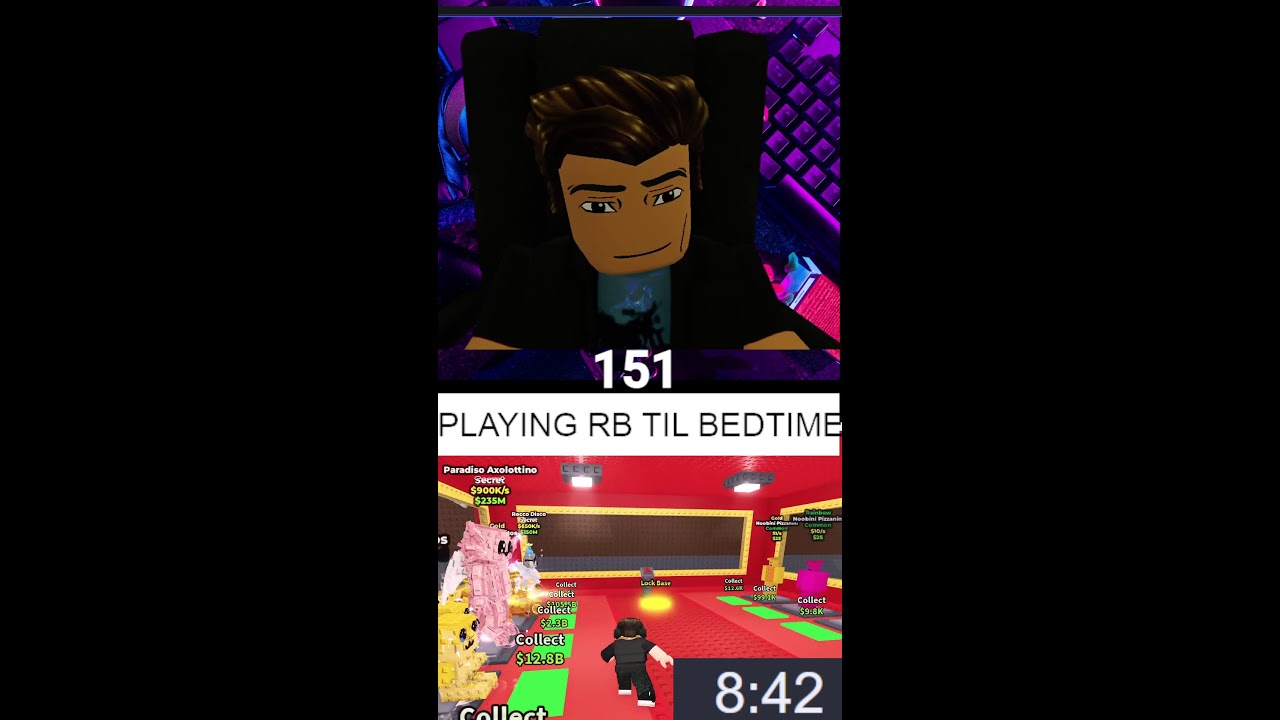 PLAYING ROBLOX UNTIL MY BEDTIME #shorts
