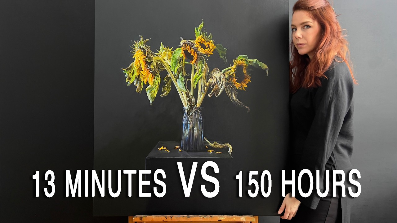 150 Hours in 13 Minutes: Watch This Painting Come Alive- FULL Timelapse