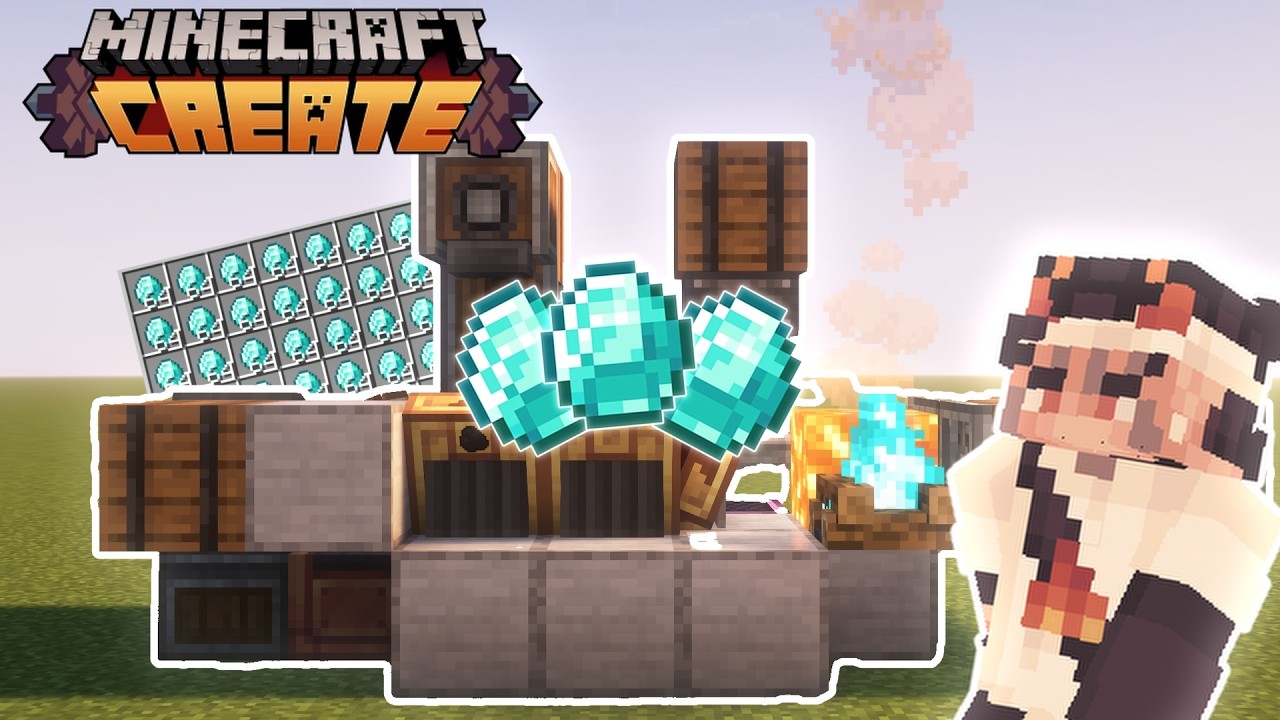 CREATE MOD DIAMOND FARM | Block-By-Block Tutorial