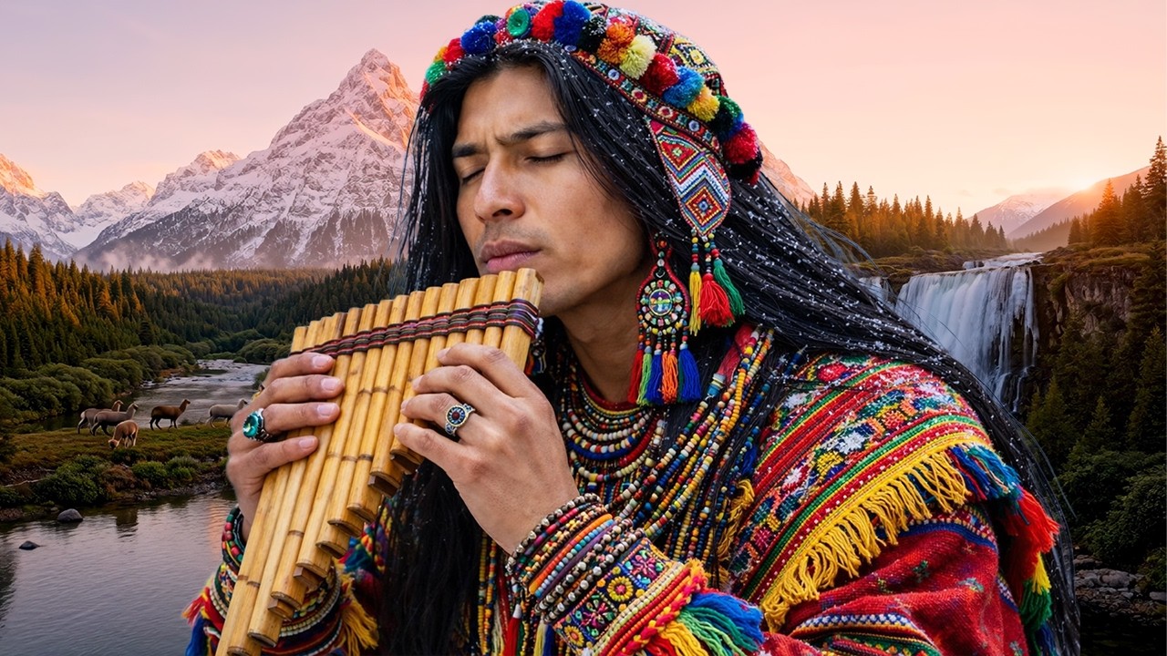 ANDEAN PAN FLUTE 🌿 Spiritual Music for Stress Healing Inspired by Leo Rojas & Gheorghe Zamfir