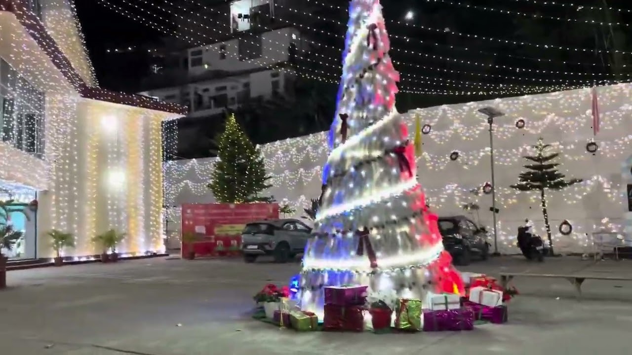 Christmas decorations tour#arunachalpradesh 