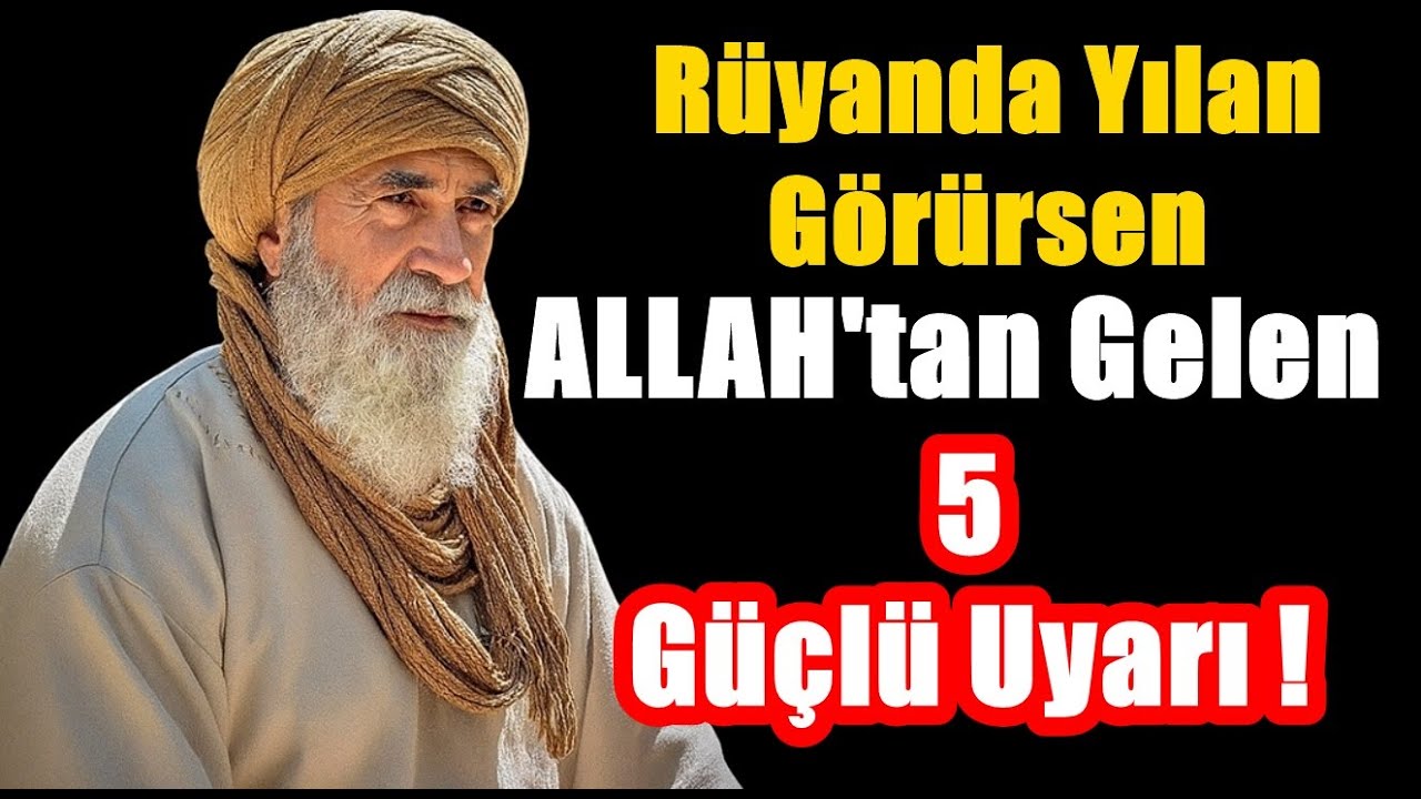 Rüyanda Yılan Görürsen Dikkat! Allah’tan Gelen 5 Güçlü Uyarı